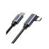 Kabel USB-C -> USB-C kątowy 5,0m PD 100W Unitek C14123BK-5M